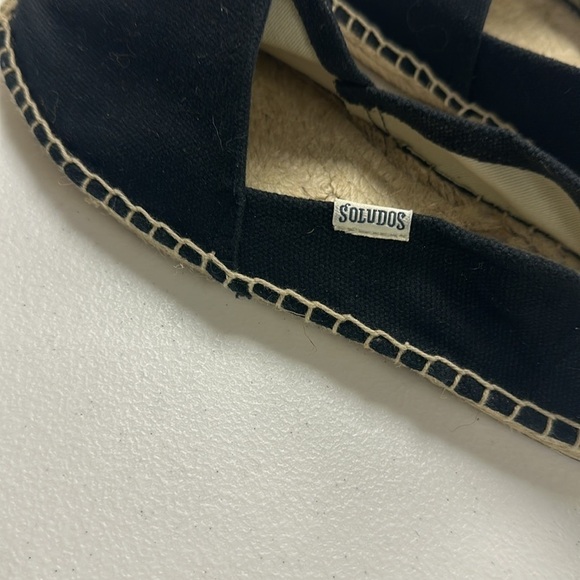 Soludos Womens Original Dali Espadrilles in Black Sz 6 Coastal Grandma Preppy - Picture 7 of 13